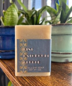 Pine Patchouli Pepper Tallow Soap