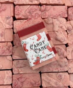 Candy Cane Vegan Soap | Limited Holiday Edition