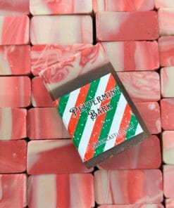 Peppermint Bark Vegan Soap | Greencastle Original Limited Holiday Edition