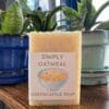 Greencastle Original Simply Oatmeal Soap bar with visible ground oatmeal texture
